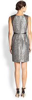 Thumbnail for your product : Kay Unger Metallic Jacquard Dress