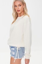 Thumbnail for your product : Forever 21 Fleece Tie-Hem Pullover
