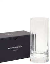 Thumbnail for your product : Richard Brendon Fluted Highball Crystal Glass - Clear