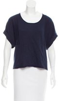 Thumbnail for your product : Inhabit Short Sleeve Cashmere-Blend Top w/ Tags