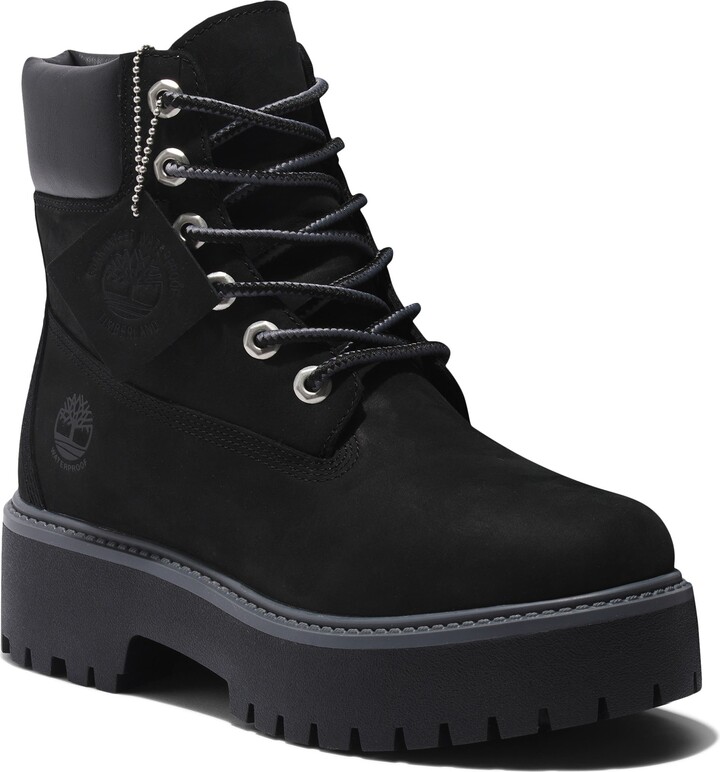 Timberland Stone Street 6-Inch Waterproof Lace-Up Leather Boot