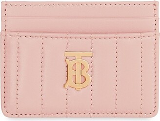 Women's Burberry Blush Tri-Fold Snap Closure Wallet, One Size- Pink