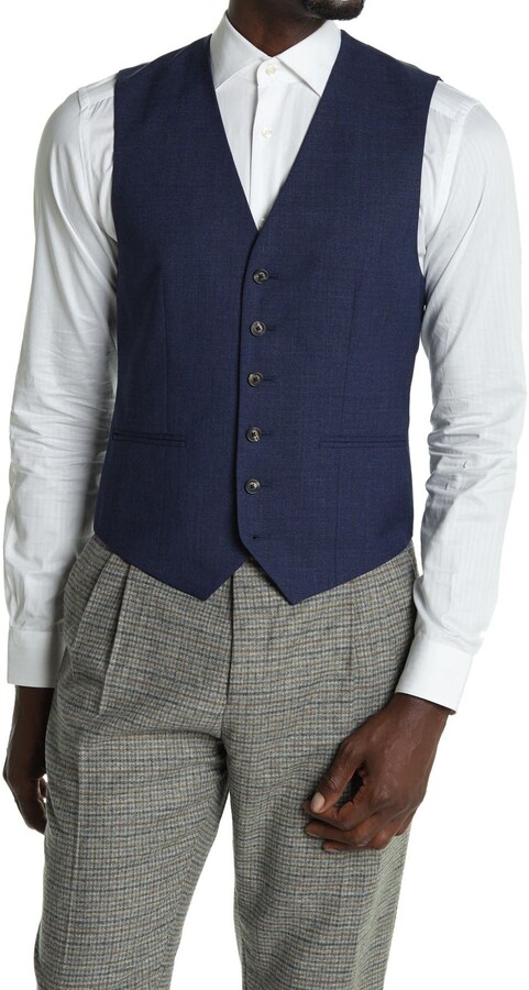 Reiss Rover Slim Fit Mixer Waistcoat Vest