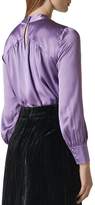 Thumbnail for your product : Whistles Cora Silk-Satin Blouse