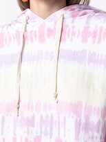 Thumbnail for your product : Olivia Rubin Tie-Dye Print Cotton Hoodie