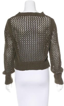 Etoile Isabel Marant Long Sleeve Open Knit Sweater