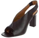 Thumbnail for your product : Acne Studios Leather Slingback Booties