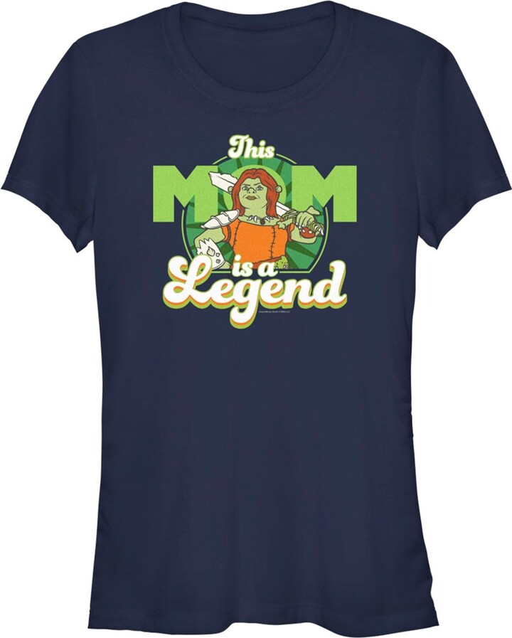 Junior's Shrek Legend Mom Fiona T-Shirt - Navy Blue - Large - ShopStyle