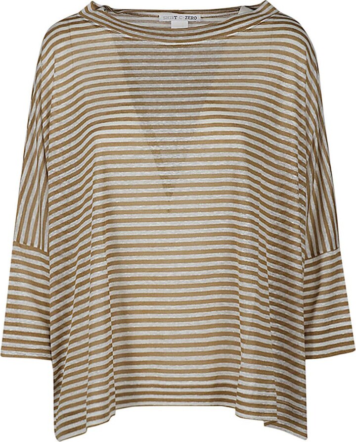 Shirt C-Zero Linen Striped Sweater
