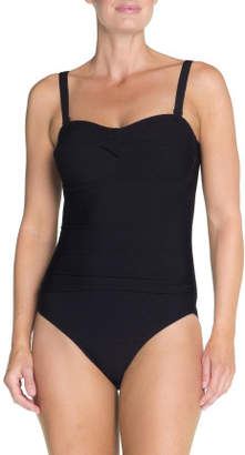 Togs Textured Rib Bandeau One Piece