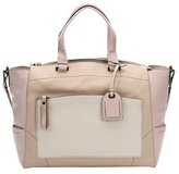Thumbnail for your product : Reed Krakoff camel and light pink leather large convertible tote bag