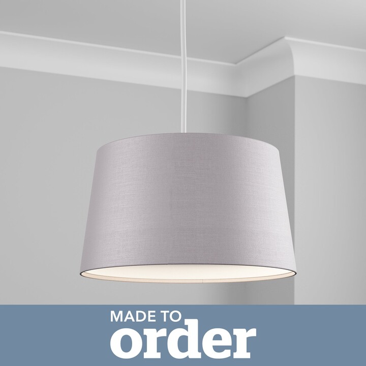 Dunelm Made To Order French Drum Shade Grey ShopStyle