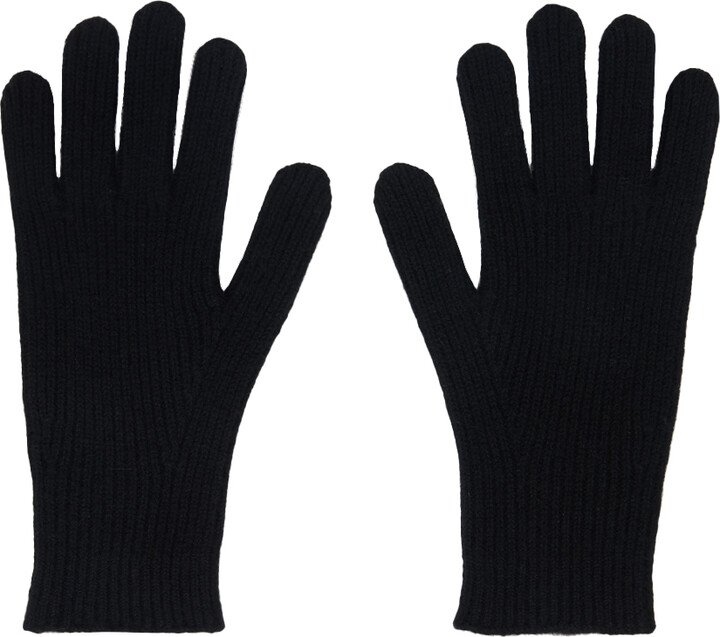 Totême Black Cashmere Gloves ShopStyle
