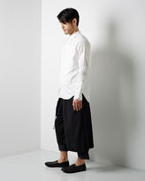 Thumbnail for your product : Yohji Yamamoto side stripe chain stitch shirt