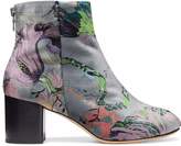 Thumbnail for your product : Rag & Bone Printed Velvet Ankle Boots