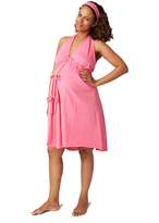 Thumbnail for your product : Pretty Pushers Cotton Jersey Labor Gown I Dream Of Coffee (2-16 pre-pregnancy) Brown/Cream