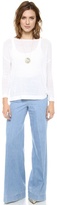 Thumbnail for your product : Alice + Olivia Boxy Boat Neck Sweater