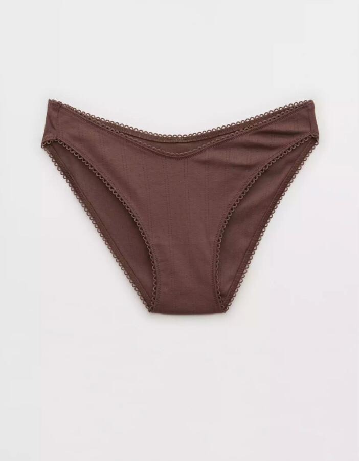 aerie Pointelle High Cut Bikini Underwear ShopStyle Panties