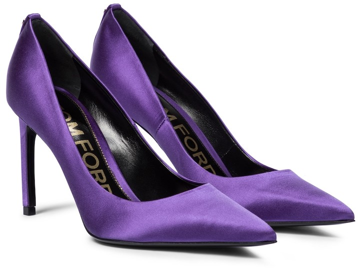 Purple Satin Shoes | Shop the world's largest collection of |