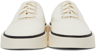 Fear Of God White Canvas 101 Backless Sneakers