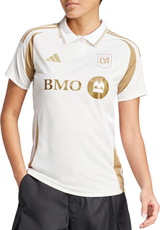 adidas Women's Los Angeles FC 2025 Secondary Replica Jersey, Small, White