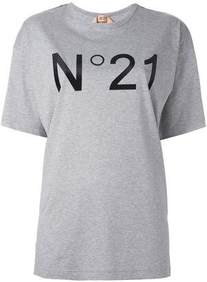 No.21 logo print T-shirt