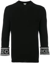 Thumbnail for your product : Kenzo logo cuff jumper