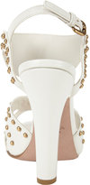 Thumbnail for your product : Prada Studded Cutout Sandals