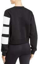 Thumbnail for your product : adidas Cropped Striped Sweatshirt