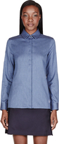 Thumbnail for your product : J.W.Anderson Blue Twill Classic Logo Blouse