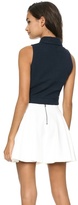 Thumbnail for your product : Alice + Olivia Marco Cropped Polo Tank