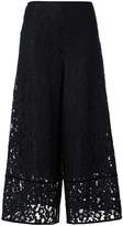 Thumbnail for your product : See by Chloe 'Floral Embroidered Lace' Flared Trousers