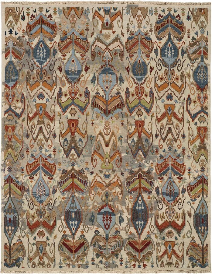 Feizy Leylan 0563F 2'x3' Area Rug - Tan, Ivory