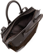 Thumbnail for your product : HUGO BOSS Sahel Leather Work Bag, Dark Brown