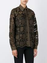 Thumbnail for your product : No.21 floral embroidered shirt