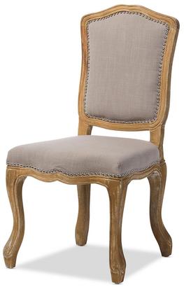 Baxton Studio Chateauneuf Beige Fabric Dining Chair