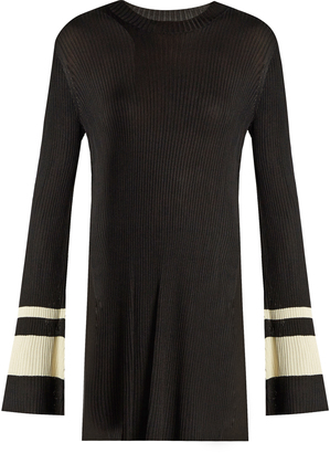 Ellery Barbie round-neck ribbed-knit sweater