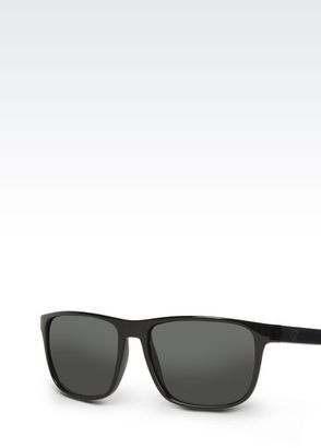 Emporio Armani Retro shiny black sunglasses