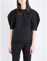 Thumbnail for your product : J.W.Anderson Puff-sleeved brushed cotton top