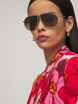 Thumbnail for your product : Tom Ford Riley Pilot Metal Sunglasses