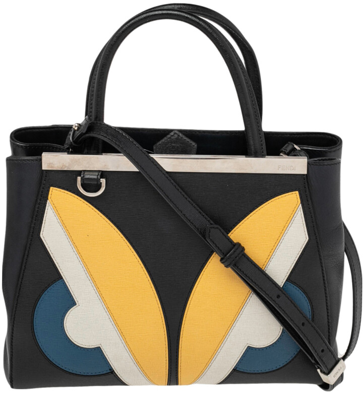 fendi black monster bag