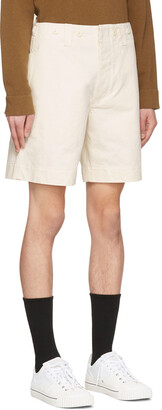 Mhl By Margaret Howell Off-White Cotton Shorts