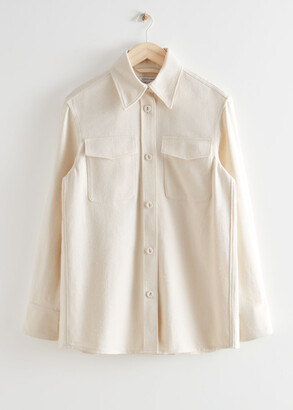 And other stories Long Buttoned Overshirt
