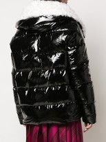 Thumbnail for your product : Yves Salomon Metallic Padded Jacket