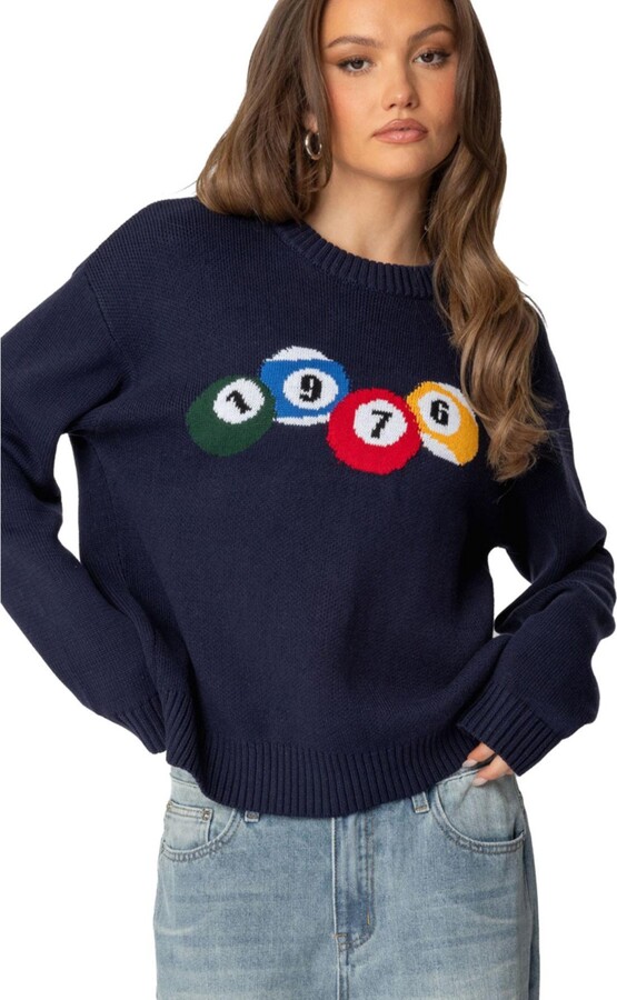 Edikted Women's 1976 Billiards Sweater
