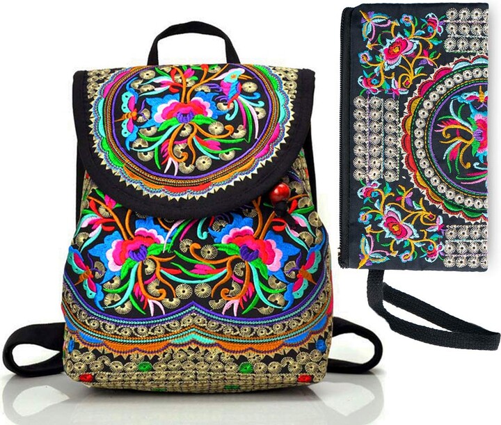 boho travel backpack