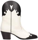 Thumbnail for your product : Paris Texas Tex Black White Ankle Boots