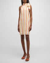 Thumbnail for your product : Trina Turk Favorable Striped Halter Shift Dress