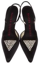 Thumbnail for your product : Walter Steiger Jewel-Embellished Slingback Pumps