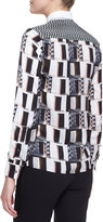 Thumbnail for your product : Kenzo White Noise Printed Blouse